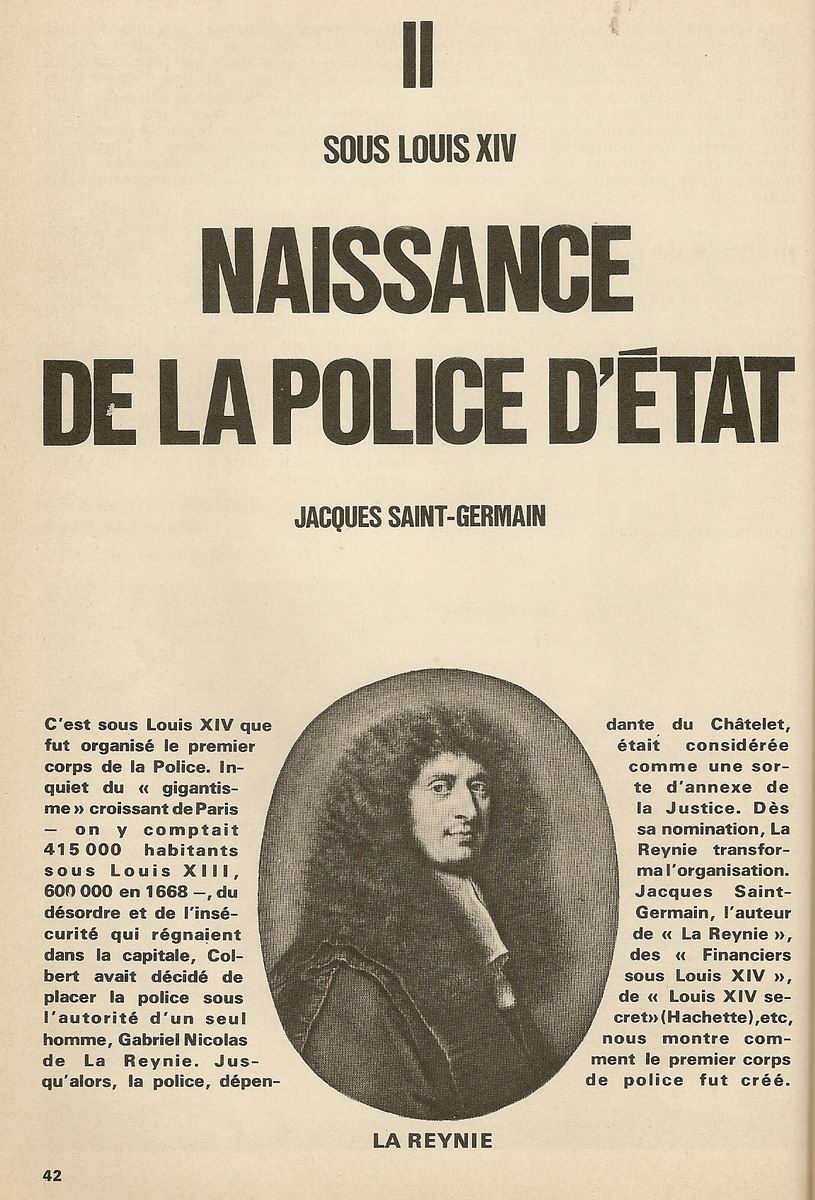 Histoire de la police française